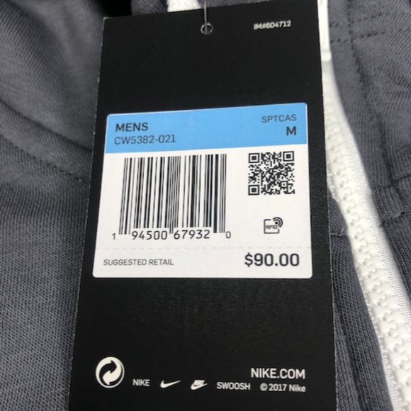 Nike Sportswear Full Zip Fleece Hoodie CW5382 021 - Picture 2 of 7